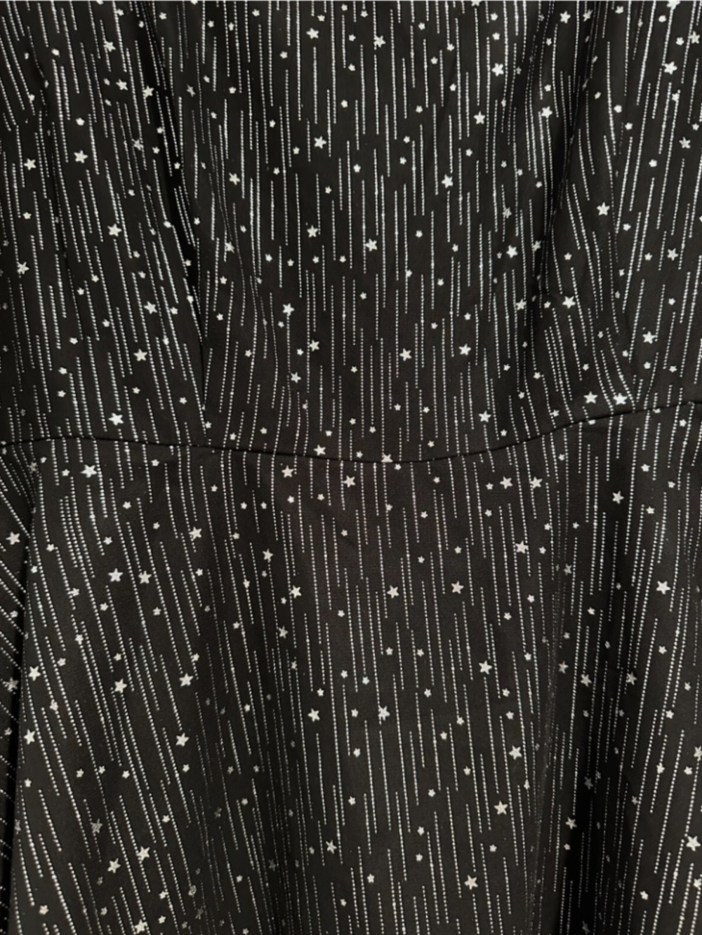 BloomChic Plus Size 22-24 Woman Sheer Long Sleeve Black Sparkle Square Neck Top - Picture 2 of 7